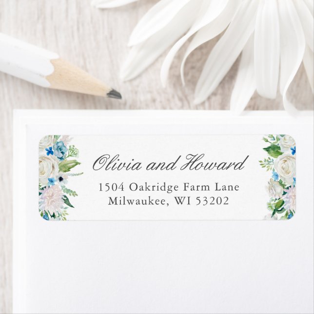 Pastete Sage Green Blue Weiße Wasserfarbe (Insitu)