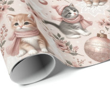 Pasteur Kittens Weihnachtswrapping Paper