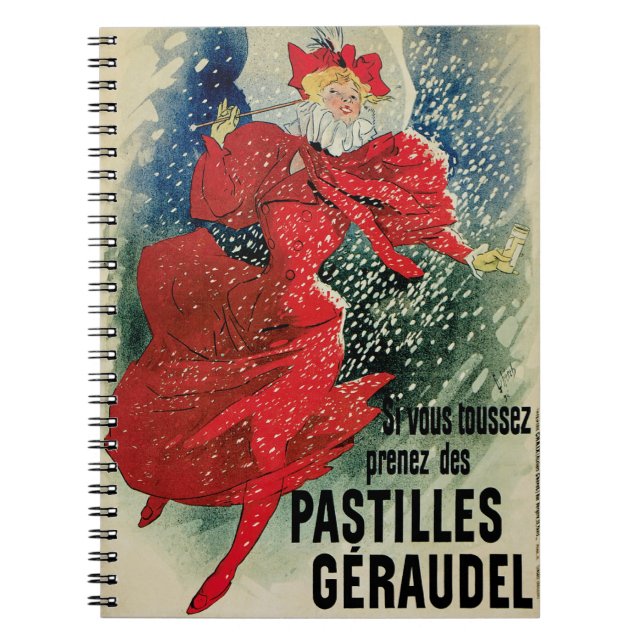 Pastillen Geraudel Notizblock (Vorderseite)