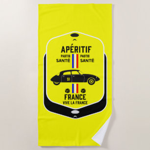 Pastis de Marseille Frankreich Strandtuch