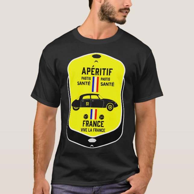 Pastis de Marseille Frankreich T-Shirt (Vorderseite)