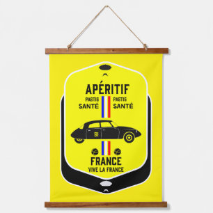 Pastis de Marseille Frankreich Wandteppich Mit Holzrahmen