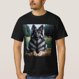 Pastor Alemán Gris de Pelo Largo, Elegancia Canina T-Shirt
