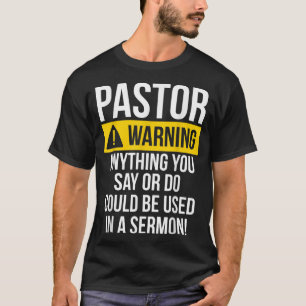 Pastor Anerkennung Bester Priester Christlich Jesu T-Shirt