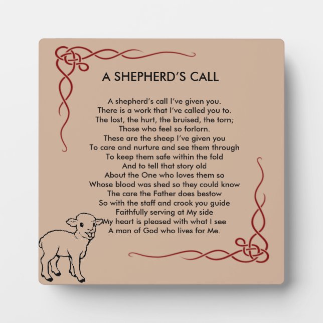 Pastor Appreciation Plaque Fotoplatte (Vorderseite)