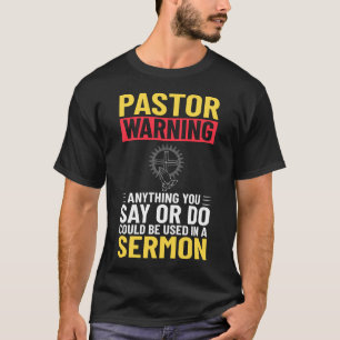 Pastor Church Minister Clergy Christlich Jesus T-Shirt