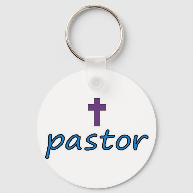 Pastor Cross2 Schlüsselanhänger (Vorderseite)