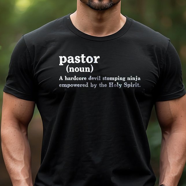 Pastor Definition Funny Religious Faith Tri-Blend Shirt (Von Creator hochgeladen)