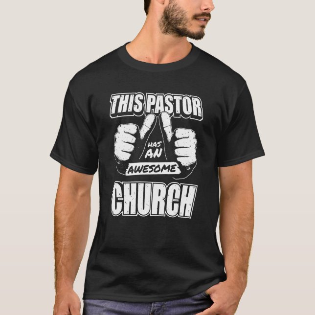 Pastor Dieser Pastor hat eine phantastische Kirche T-Shirt (Vorderseite)
