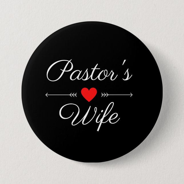 Pastor-Ehefrau Button (Vorderseite)