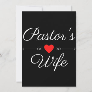 Pastor-Ehefrau Dankeskarte