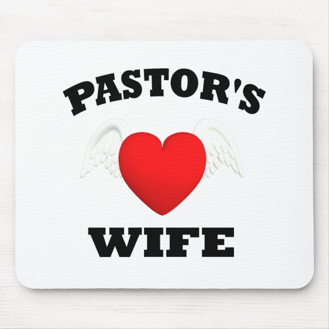 Pastor-Ehefrau Mousepad (Vorne)