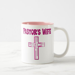 Pastor-Ehefrau-Tasse Zweifarbige Tasse
