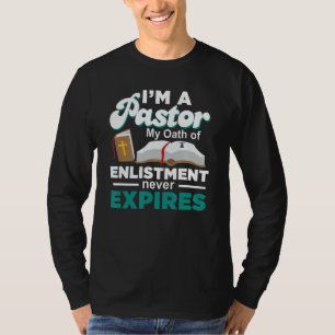 Pastor Eid of Enlistment Theologian Prediger T-Shirt