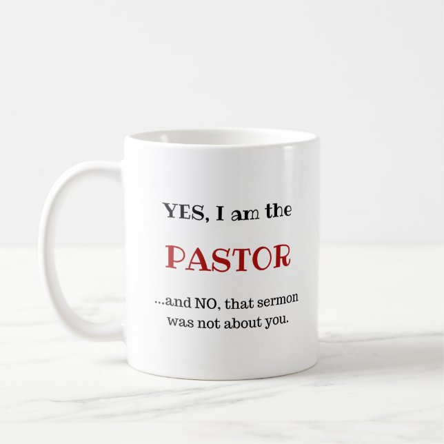 Pastor Funny Geschenk Tasse Jugend Pastor Wertschä (Links)