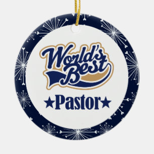 Pastor-Geschenk-Verzierung Keramikornament