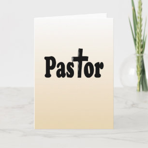 Pastor Geschenke Karte