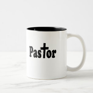 Pastor Geschenke Zweifarbige Tasse