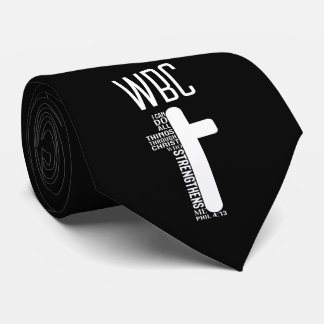 Pastor Initials Church Name Philippianer 4 13 Krawatte