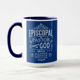 Pastor, inspiriert von Gott und Kaffee Tasse