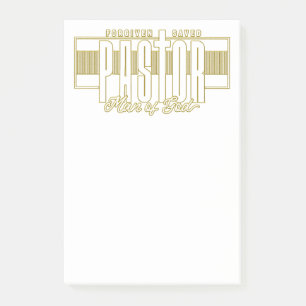 Pastor Man of God Post-it Notes Klebezettel