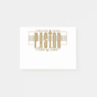 Pastor Man of God Post-it Notes