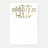 Pastor Man of God Post-it Notes