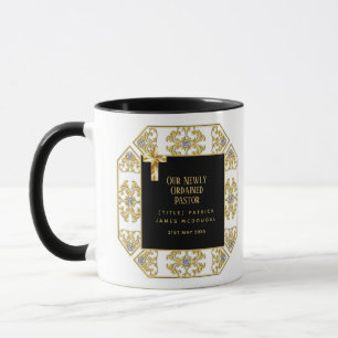 Pastor neu geordnetes Installationsgeschenk Tasse