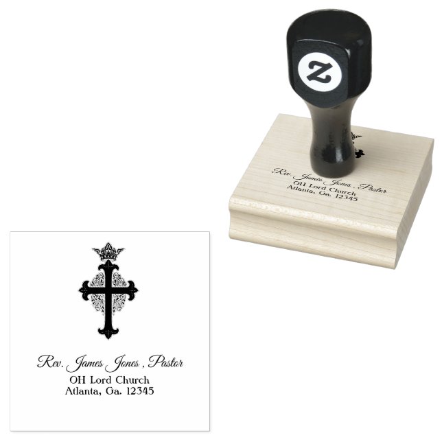 Pastor Personalisiert Gummistempel (Stempel)