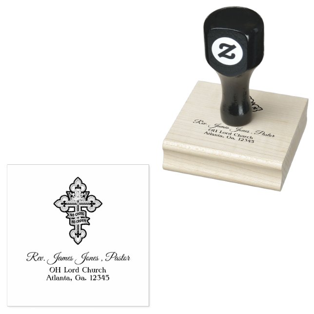 Pastor Personalisiert Gummistempel (Stempel)