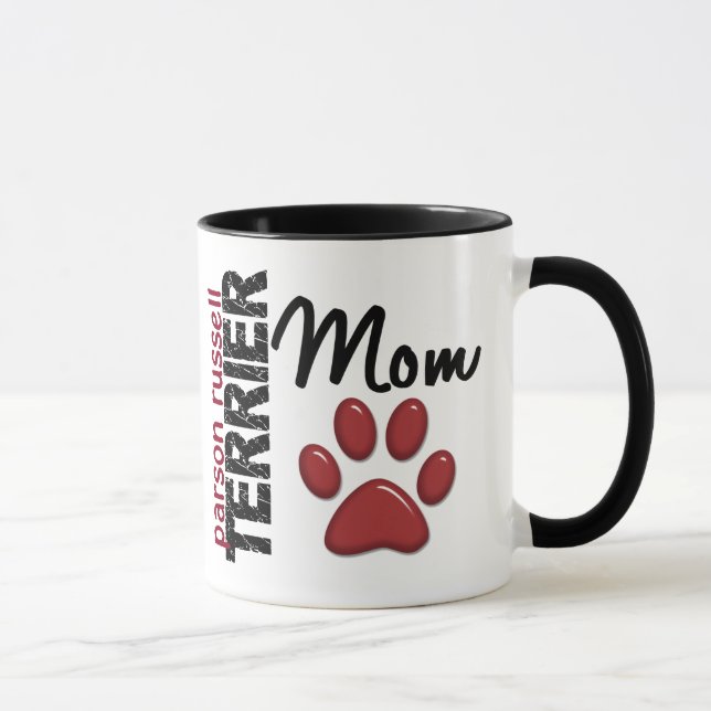 Pastor-Russell-Terrier-Mama 2 Tasse (Rechts)