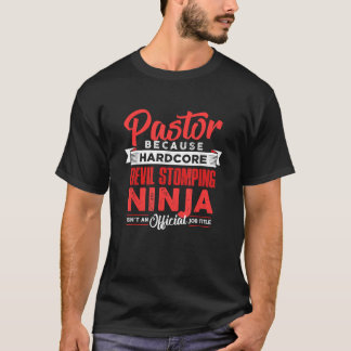 Pastor, weil der Teufel, der Ninja überstürzt, kei T-Shirt