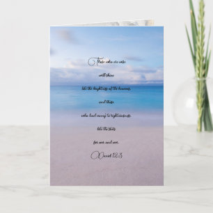 Pastor Weisheit Vielen Dank, dass Sie Big Card Karte