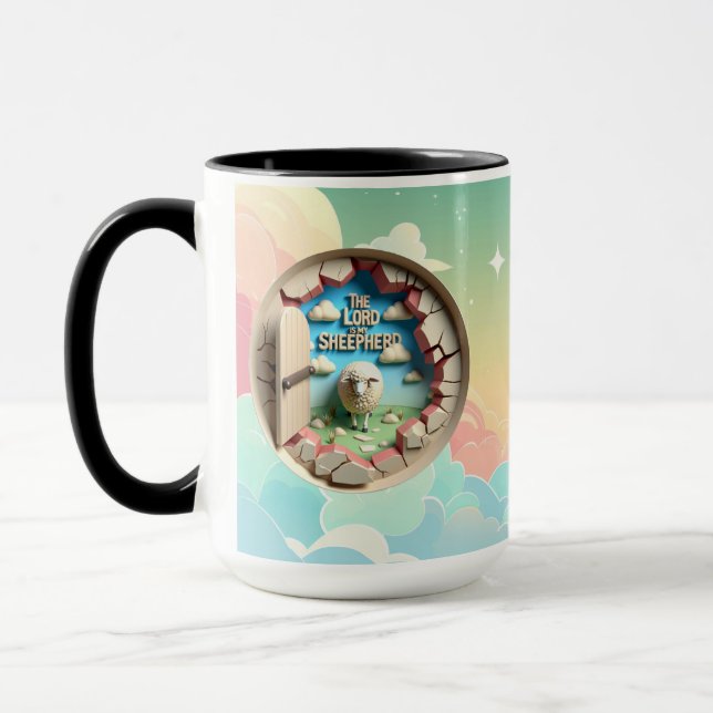 Pastor Wertgutschein Geschenk V4, Bibelverse Tasse (Links)