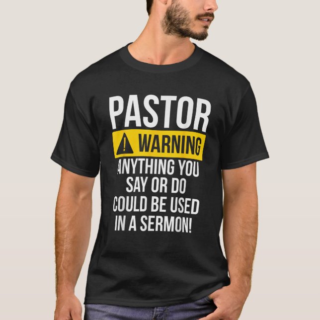 Pastor Wertschätzung Bester Priester Christlich Je T-Shirt (Vorderseite)