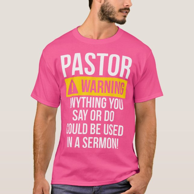 Pastor Wertschätzung Bester Priester Christlich Je T-Shirt (Vorderseite)