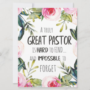 Pastor Wertschätzung Geschenk Pastor Danke Zitat Karte