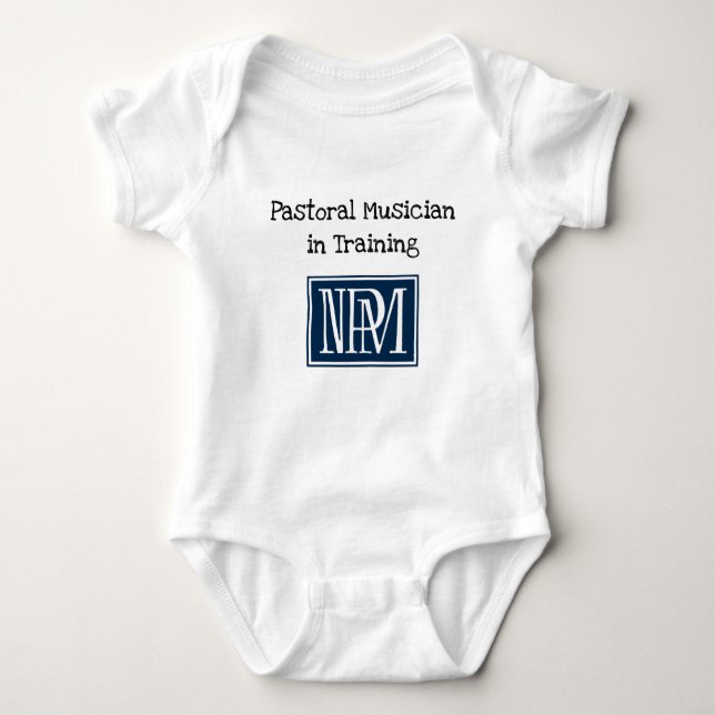 Pastoral Musician in Training - Baby Bodysuit Baby Strampler (Vorderseite)