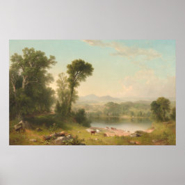 Pastorale Landschaft - Asher Durand Fine Art Poste Poster
