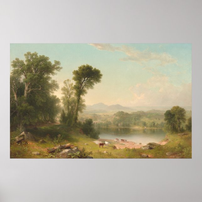 Pastorale Landschaft - Asher Durand Fine Art Poste Poster (Vorne)