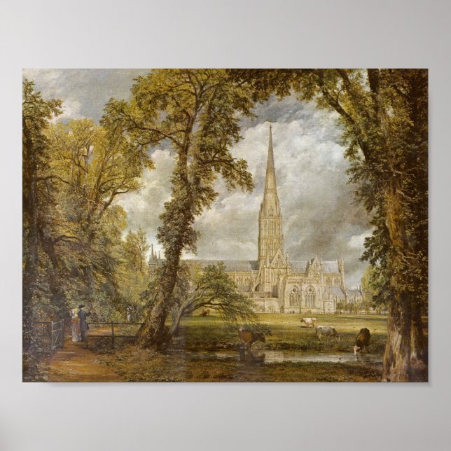 Pastorale Landschaft - John Constable Poster (Vorne)