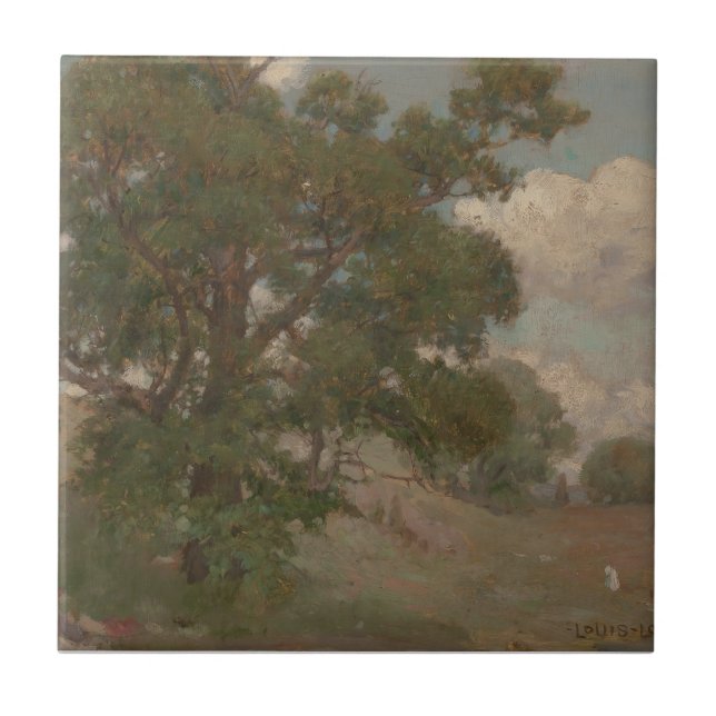 Pastorale Landschaft Louis Loeb (amerikanisch, 186 Fliese (Vorderseite)