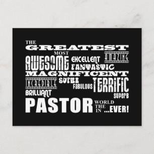 Pastoren: Bester Pastor Postkarte