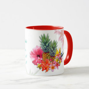 Pastorinnen Lehrerin Tropische Blume Tasse