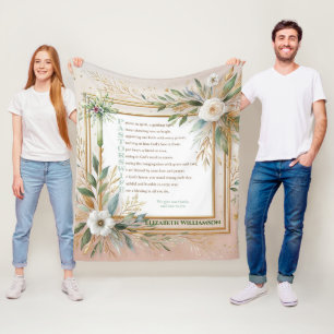 ✝️ Pastor's Ehefrau Ehefrauen Wertschätzung Gesche Fleecedecke
