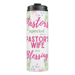 ✝️ Pastor's Ehefrau Ehefrauen Wertschätzung Gesche Thermosbecher