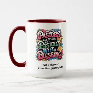 ✝️ Pastors Ehefrau Wertschätzung Geschenk Segnung  Tasse