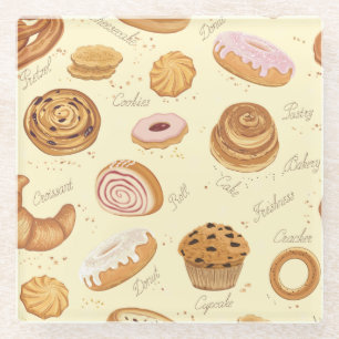 Pastries Glasuntersetzer