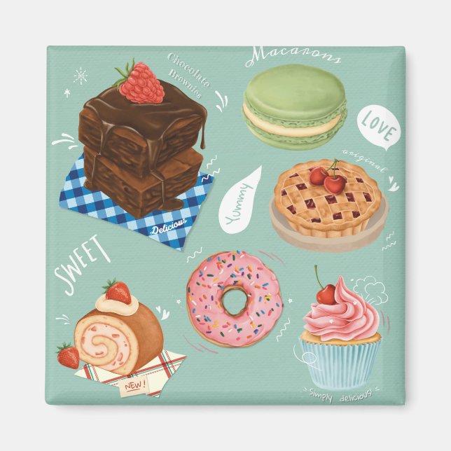 Pastries Magnet (Vorne)
