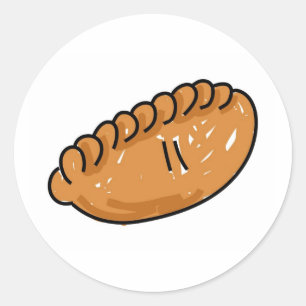 Pasty Runder Aufkleber